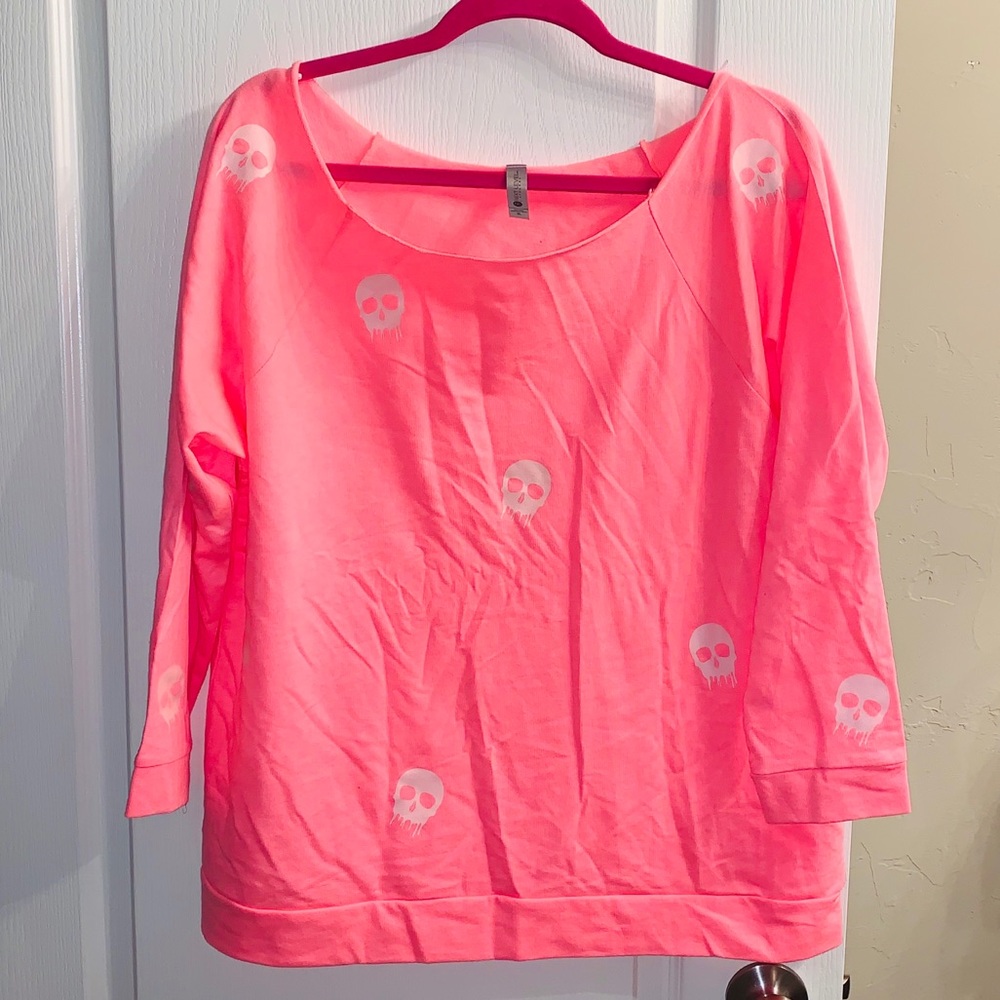 Skull Slouchy shirt XL